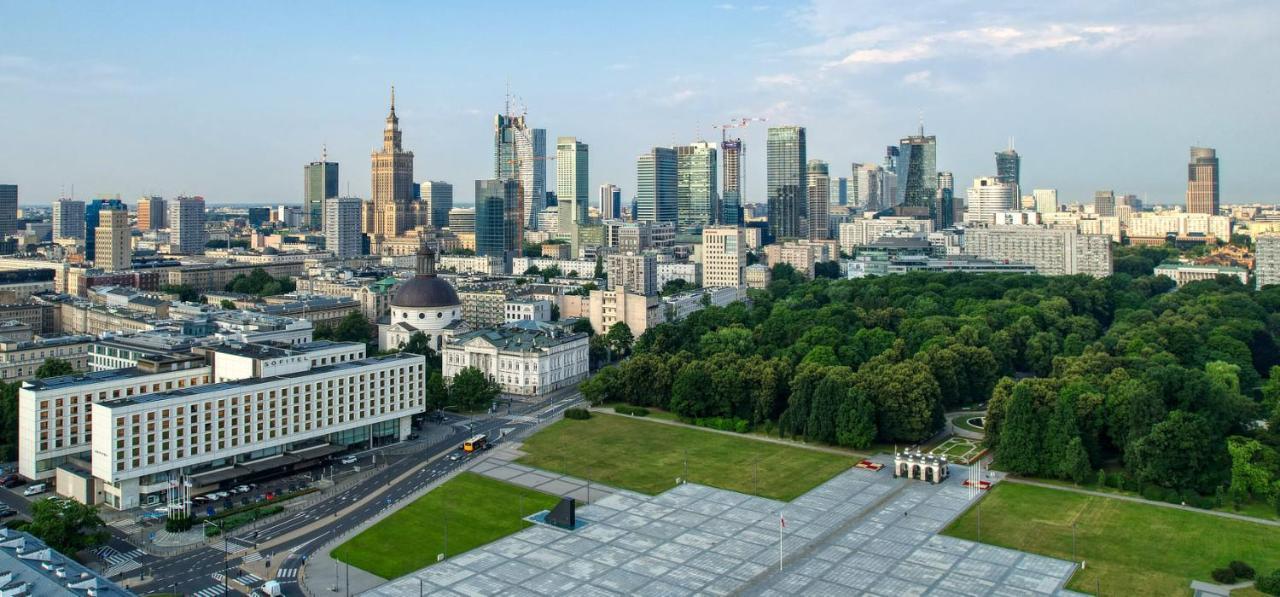 Super Apartament Green Rondo Onz Metro Nowe Wifi 300 Mb/S Aircondition Netflix Spotify Warsaw Exterior photo