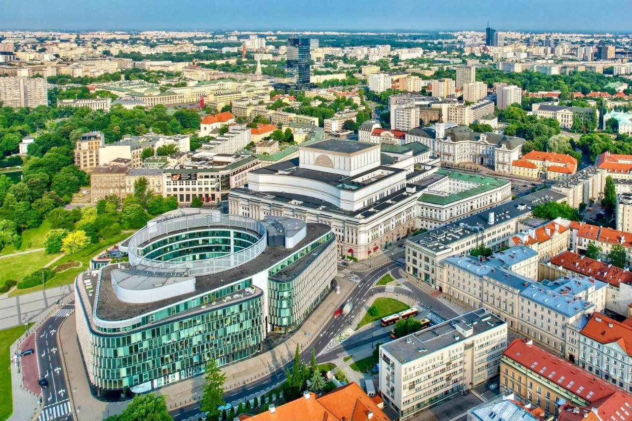 Super Apartament Green Rondo Onz Metro Nowe Wifi 300 Mb/S Aircondition Netflix Spotify Warsaw Exterior photo