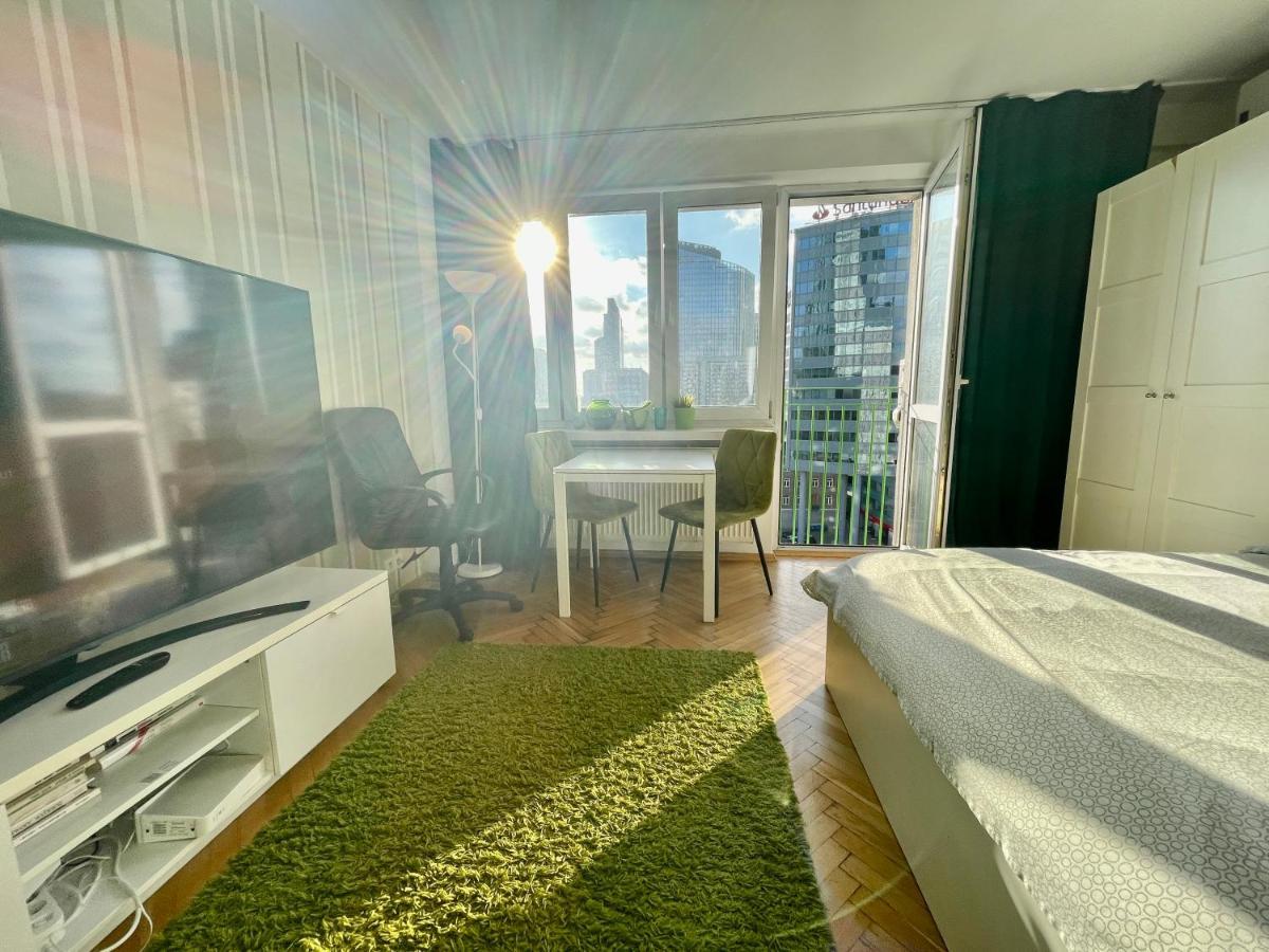 Super Apartament Green Rondo Onz Metro Nowe Wifi 300 Mb/S Aircondition Netflix Spotify Warsaw Exterior photo