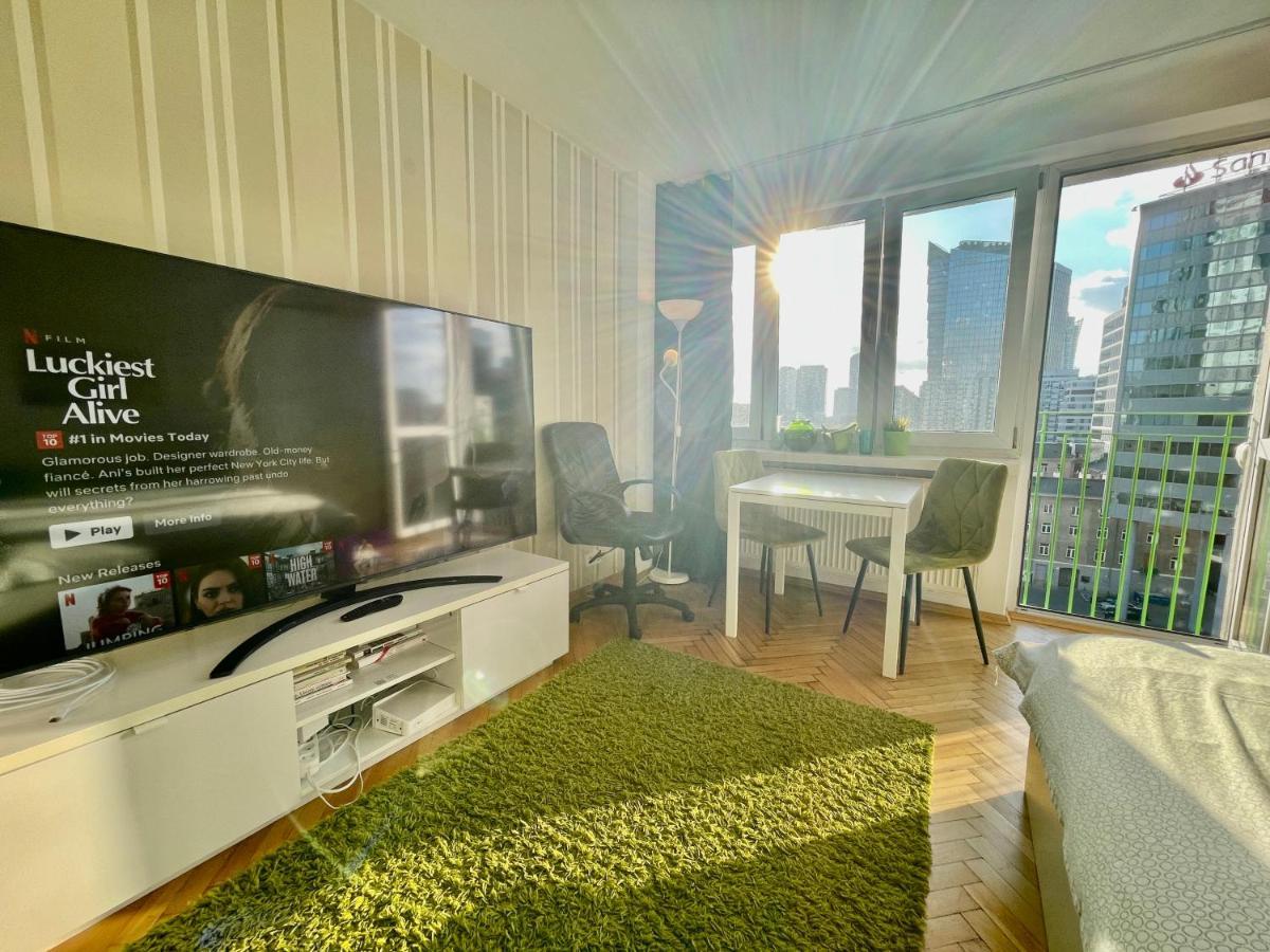 Super Apartament Green Rondo Onz Metro Nowe Wifi 300 Mb/S Aircondition Netflix Spotify Warsaw Exterior photo